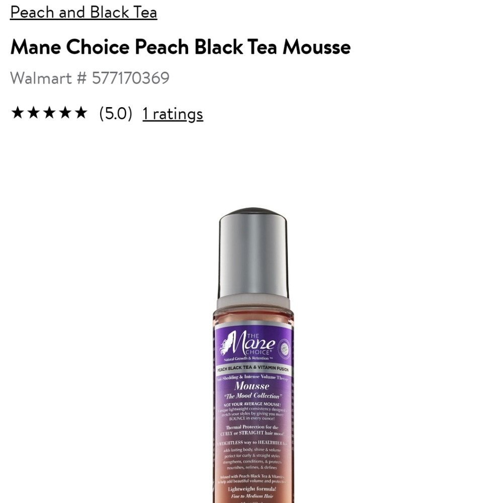 The Mane Choice Mousse